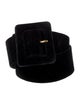 Yves Saint Laurent Wide Velvet Waist Belt