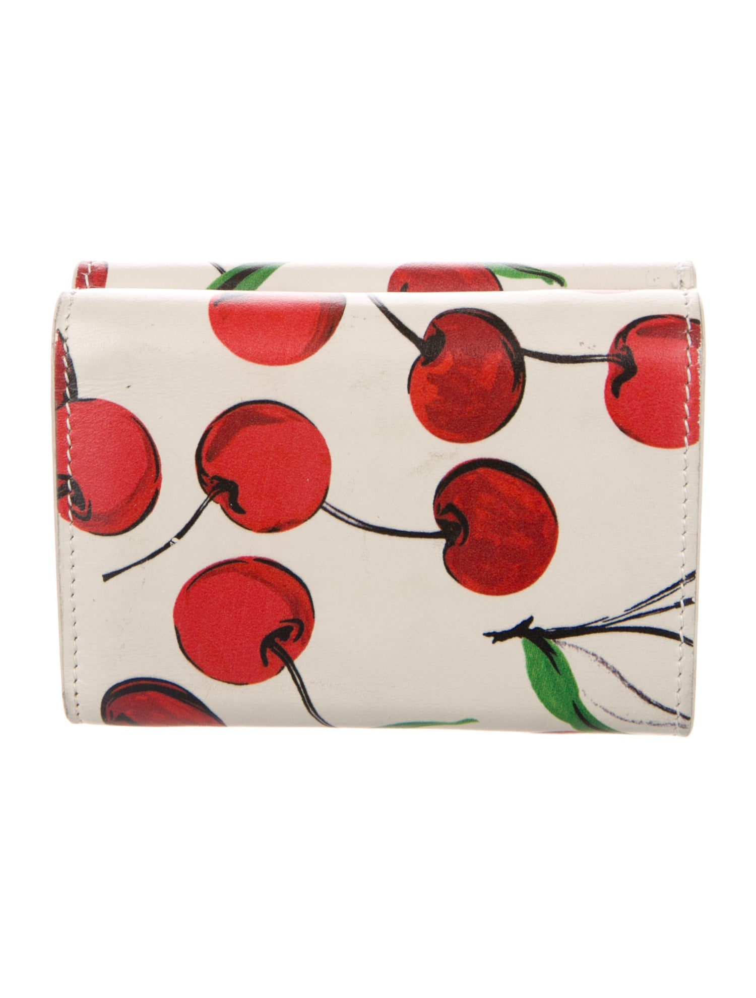 Yves Saint Laurent Leather Printed Wallet