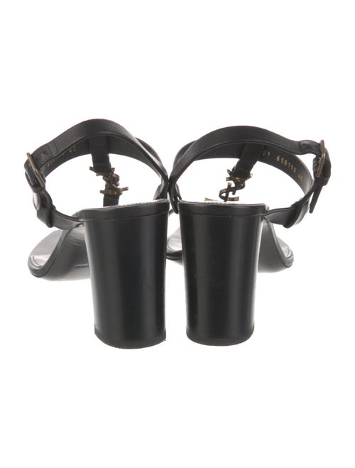 Saint Laurent Leather T-Strap Sandals