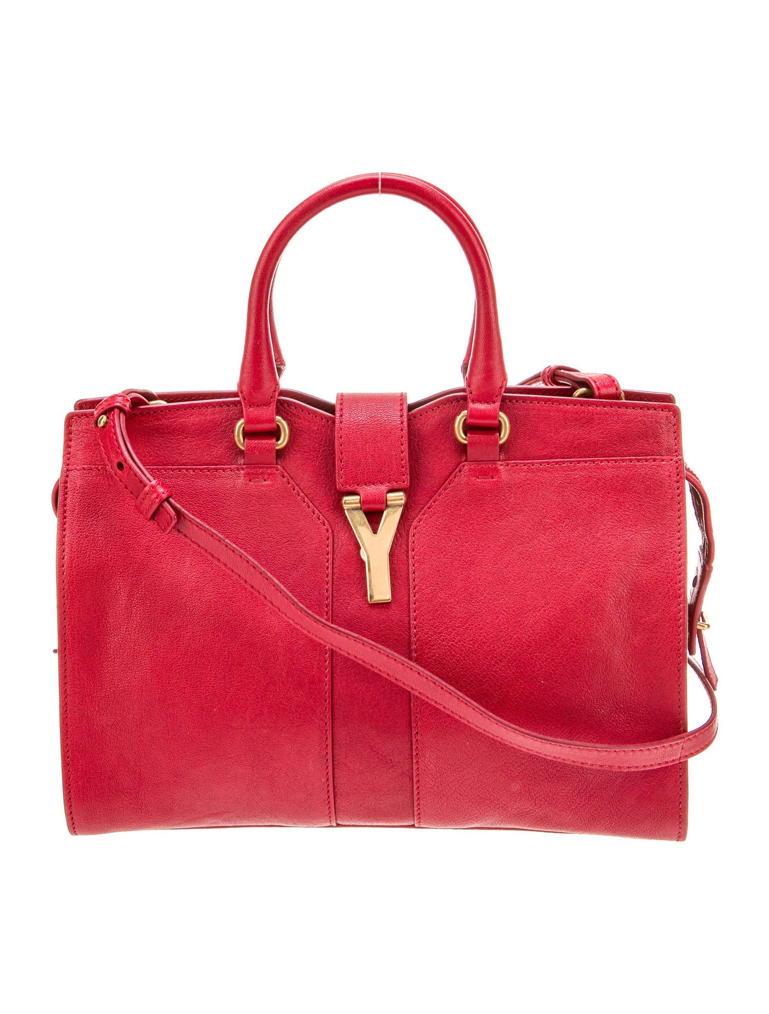 Yves Saint Laurent Leather Cabas Chyc