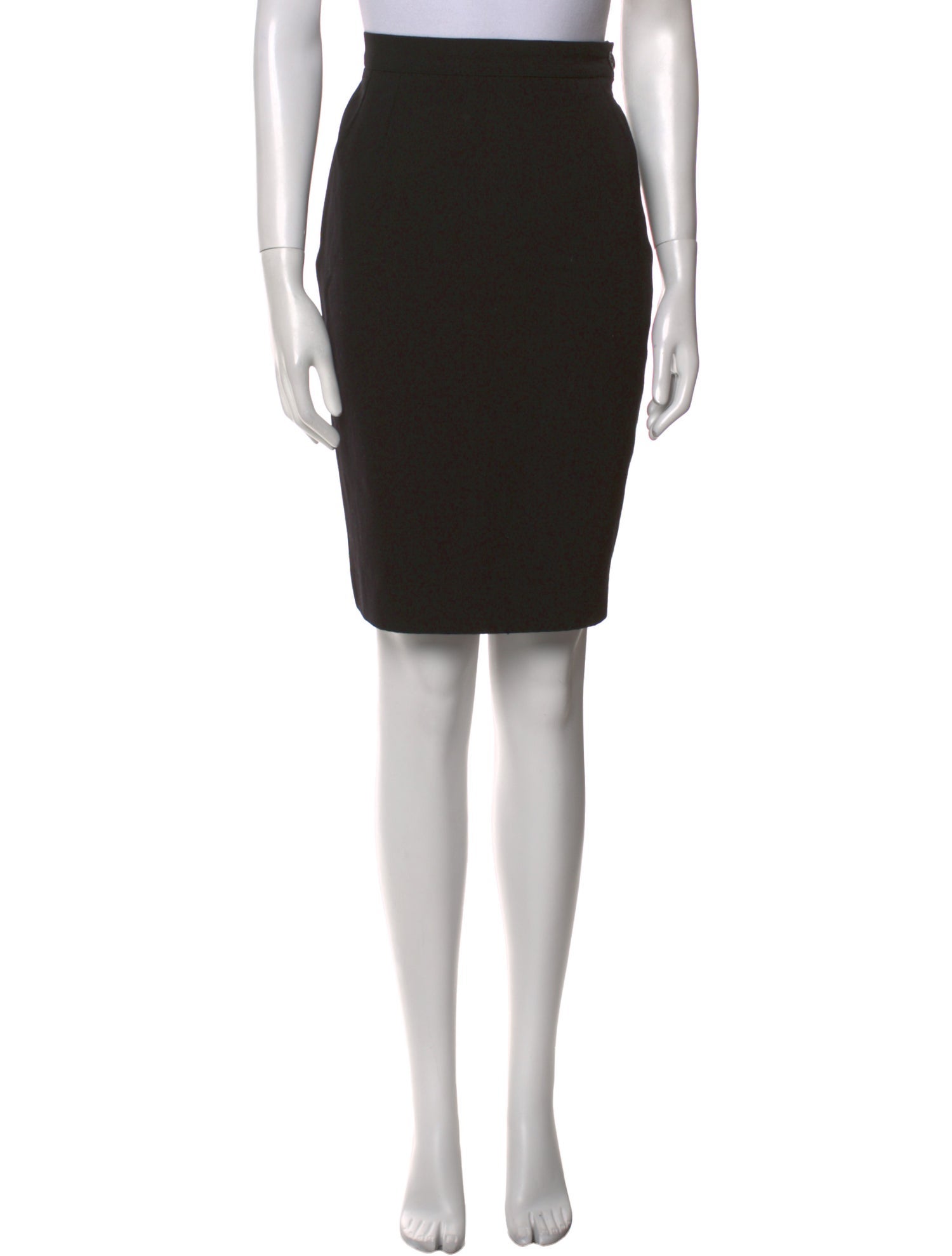 Yves Saint Laurent Wool Knee-Length Skirt