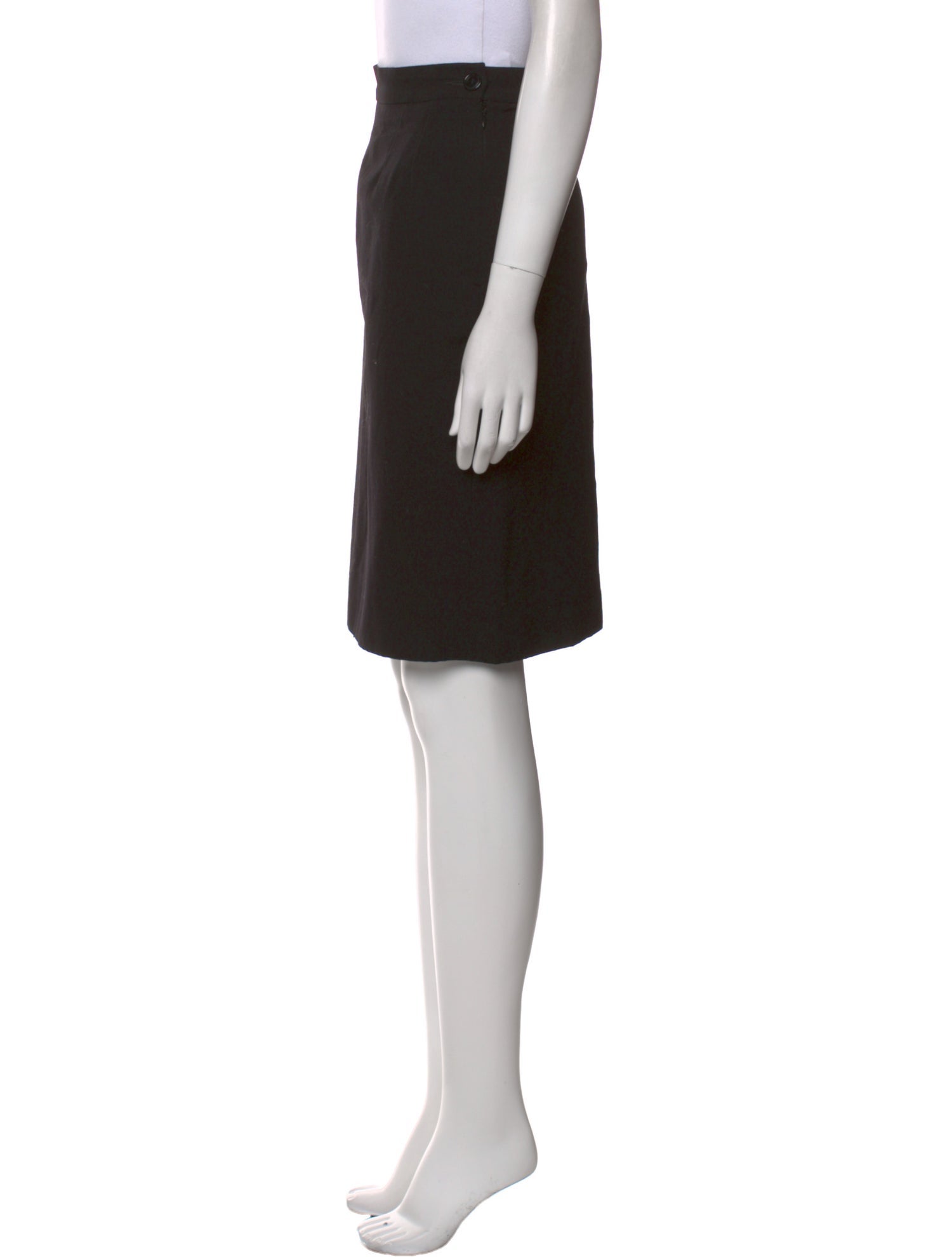 Yves Saint Laurent Wool Knee-Length Skirt