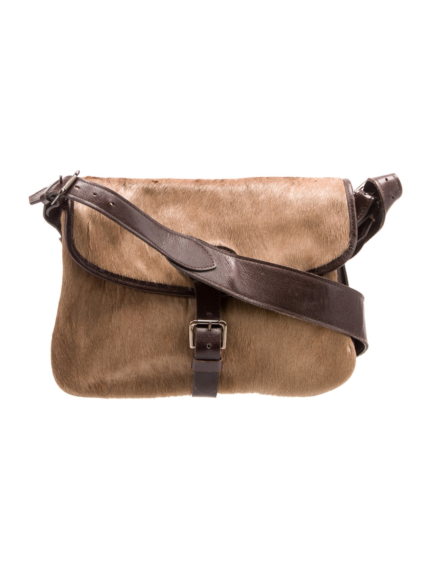 Yves Saint Laurent Ponyhair Messenger Bag