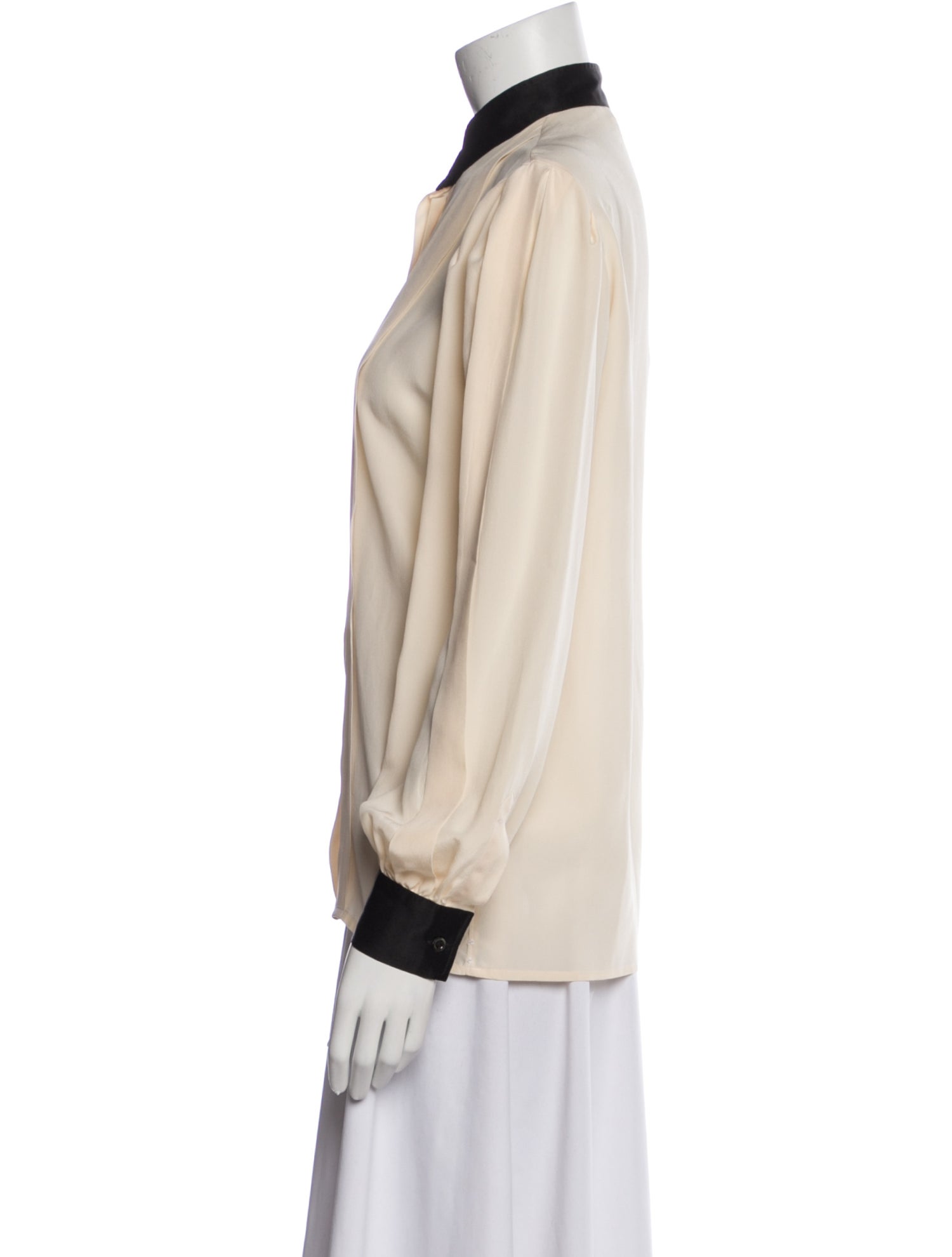 Yves Saint Laurent Vintage Variation Button-Up Top