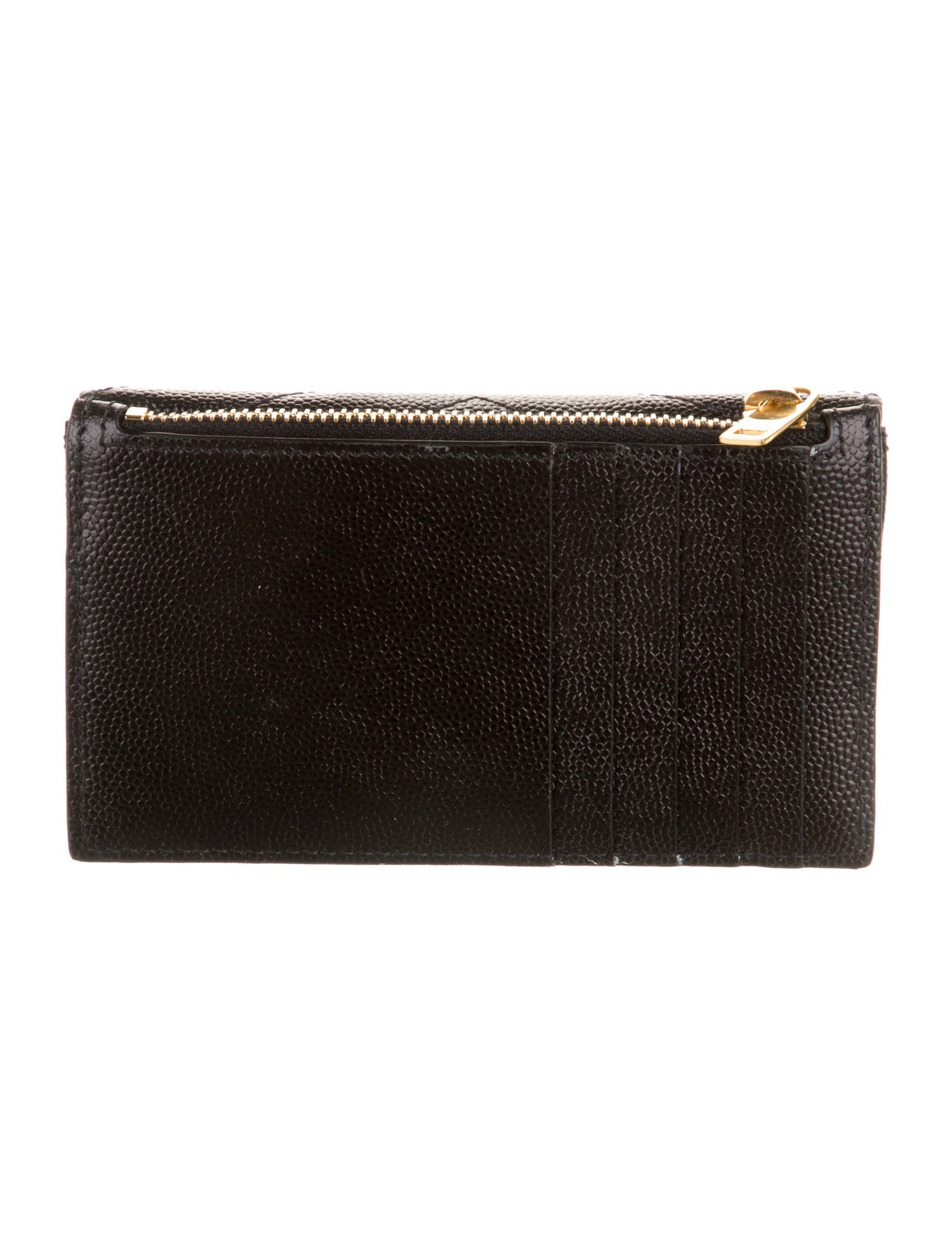 Yves Saint Laurent Chevron Leather Wallet
