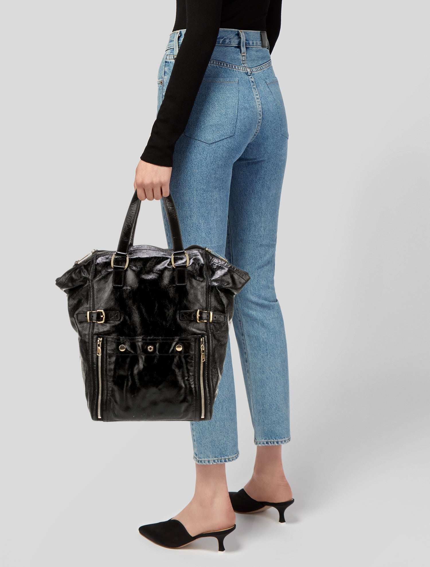 Yves Saint Laurent Patent Leather Downtown