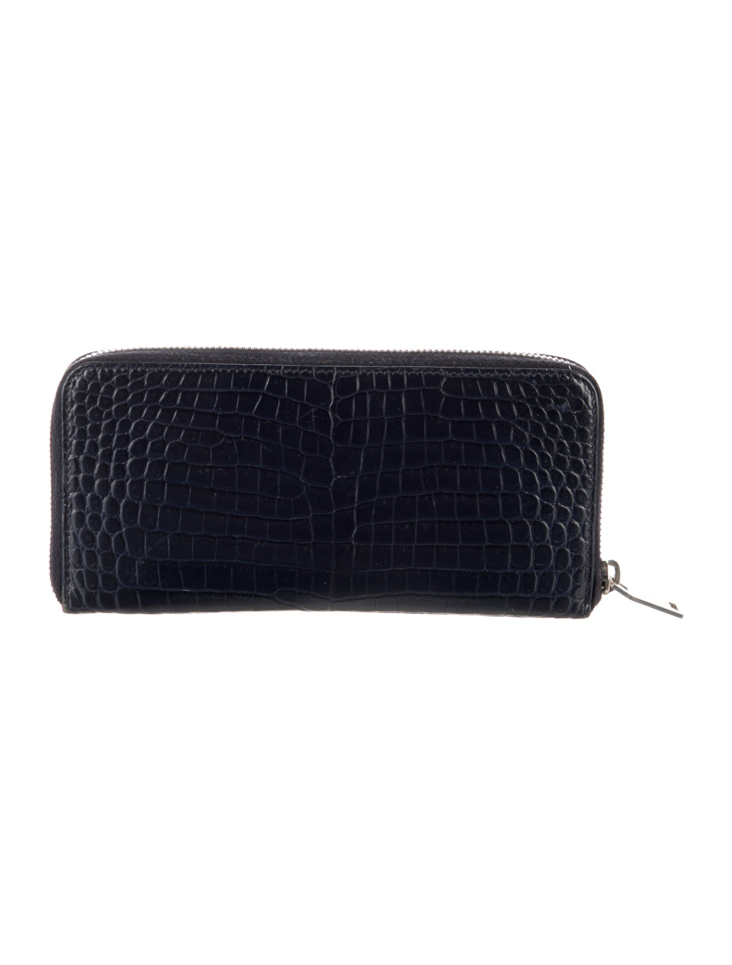Yves Saint Laurent Embossed Leather Continental Wallet