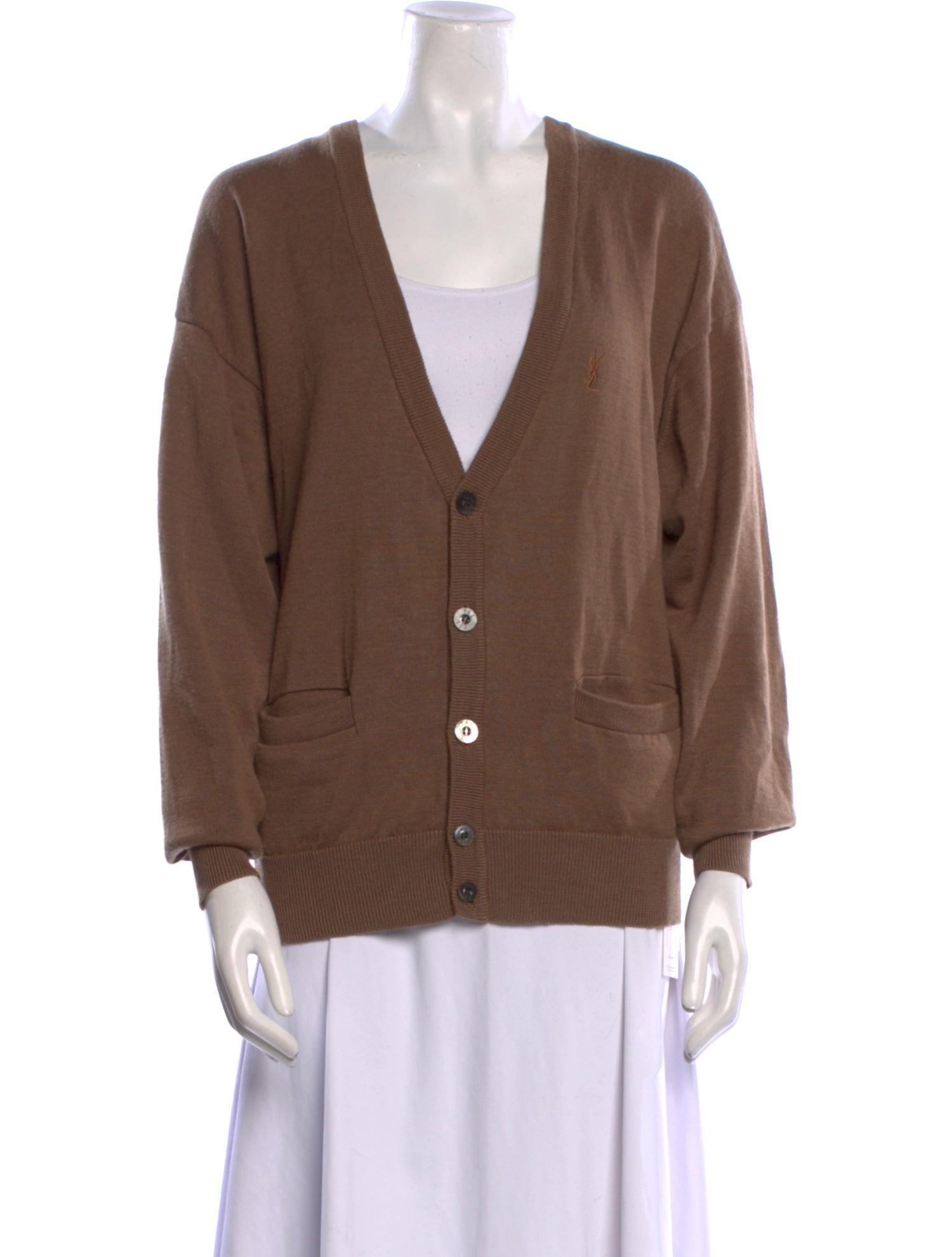 Yves Saint Laurent Cashmere V-Neck Sweater