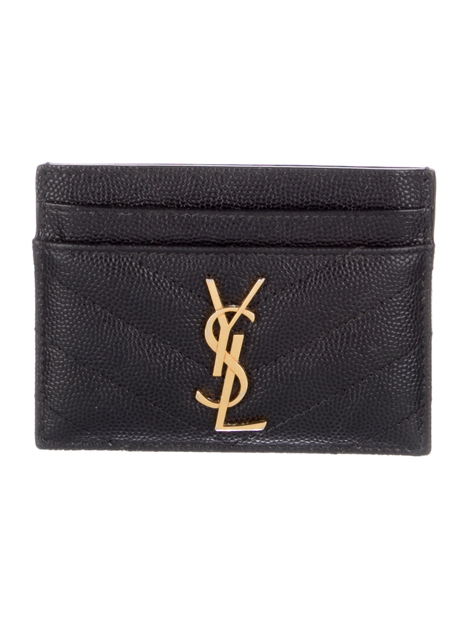 Yves Saint Laurent Leather Card Holder
