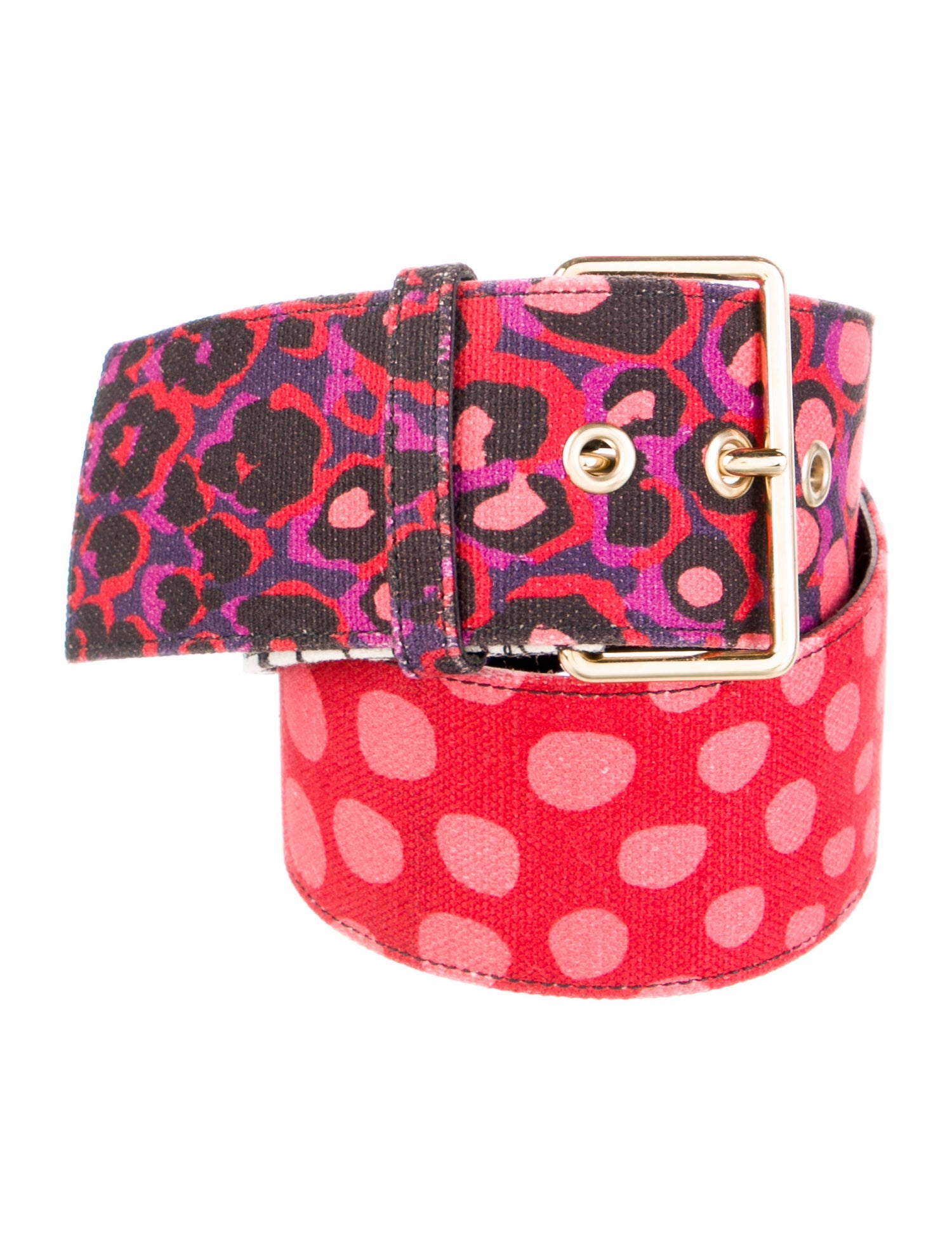 Yves Saint Laurent Wide Canvas Waist Belt