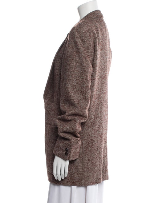 Yves Saint Laurent Plaid Print Blazer