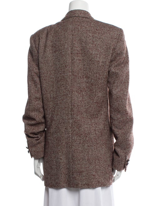 Yves Saint Laurent Plaid Print Blazer