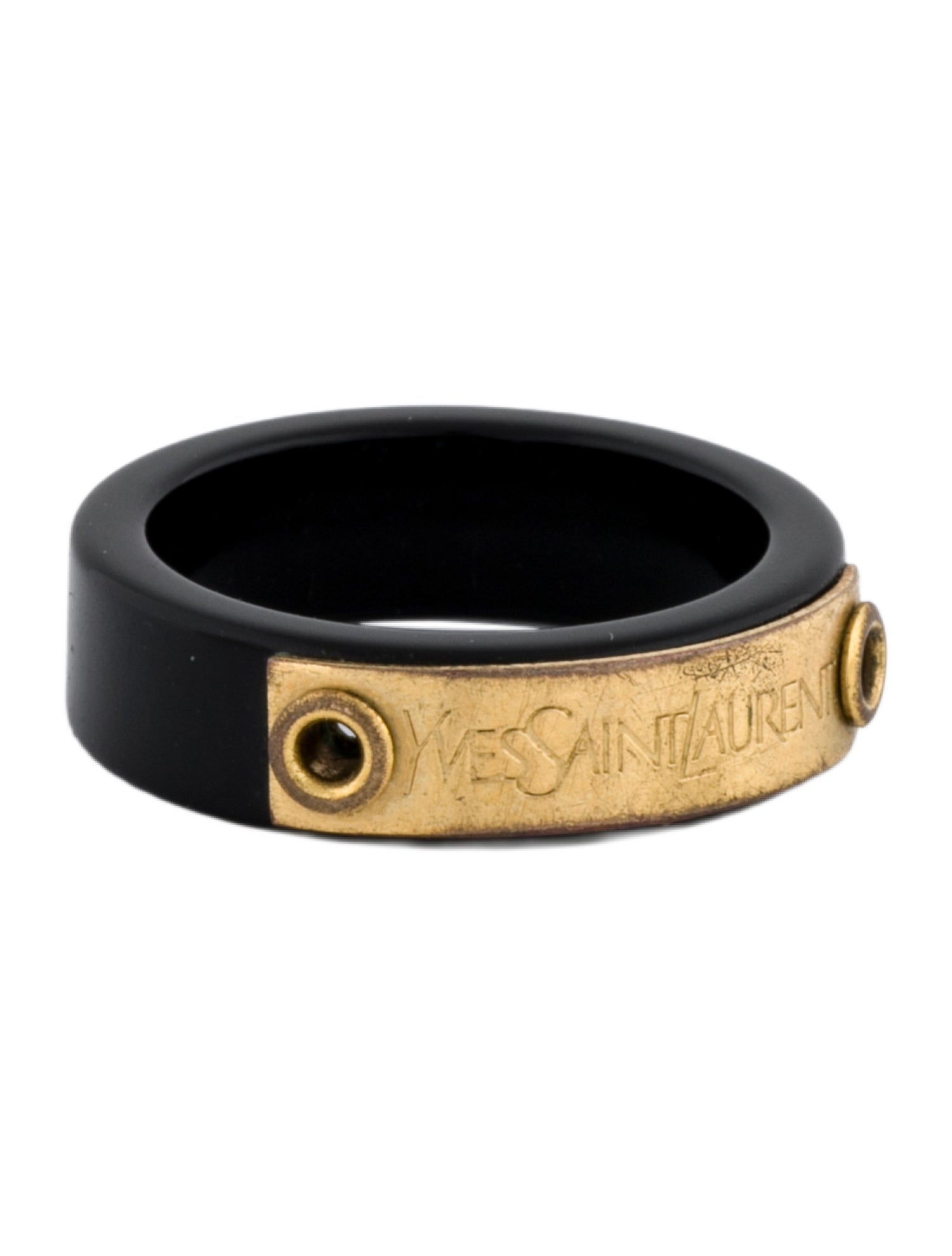 Yves Saint Laurent Resin Band Ring