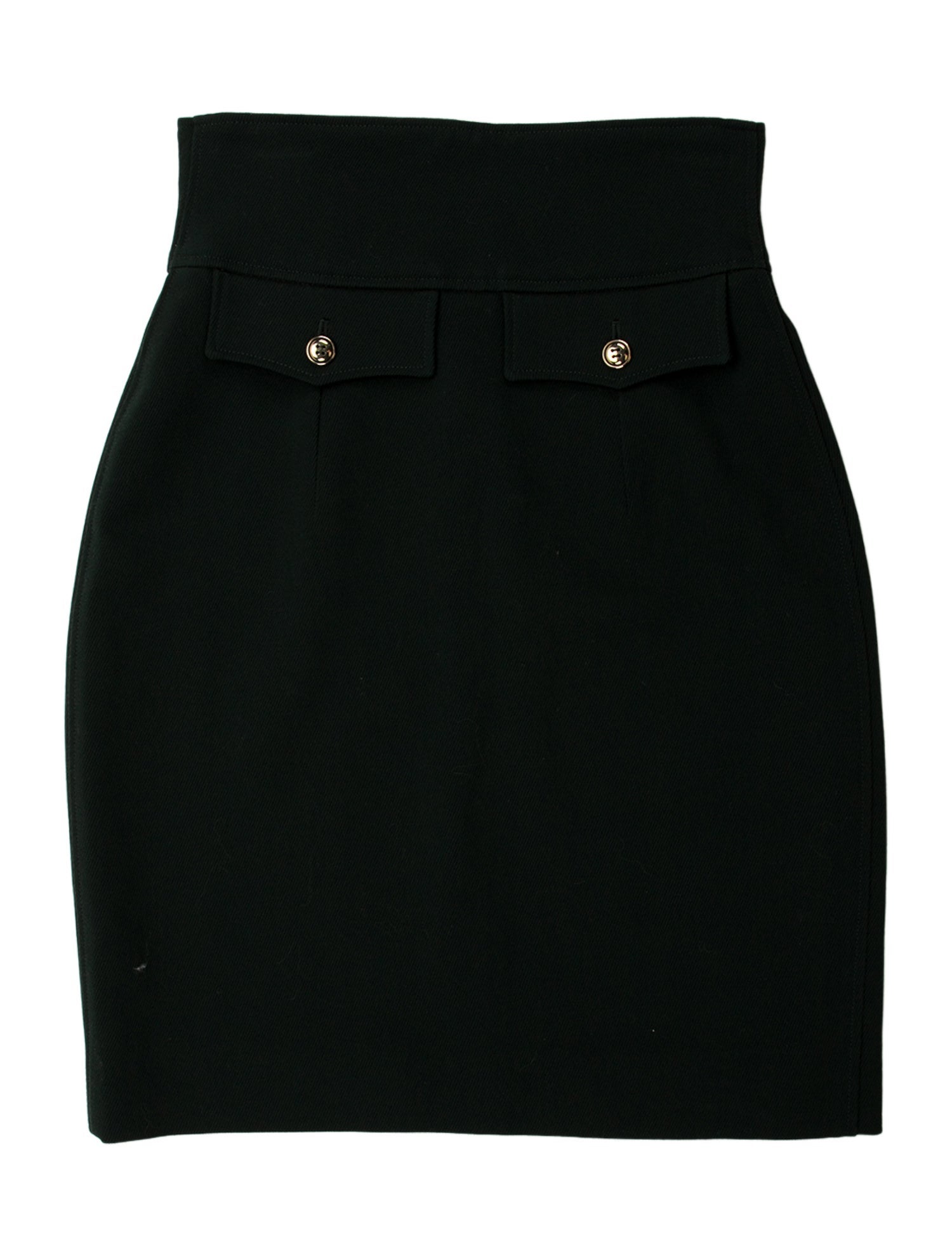 Yves Saint Laurent Wool Knee-Length Skirt