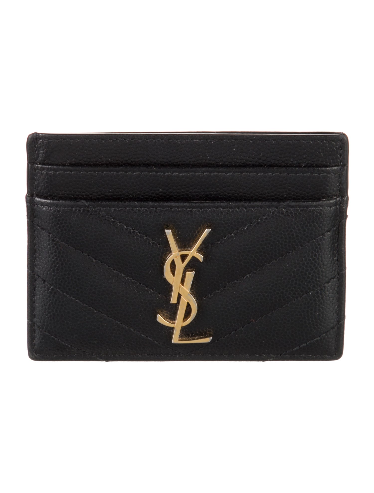 Saint Laurent 2022 Chevron Card Holder