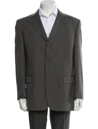 Yves Saint Laurent Wool Striped Blazer