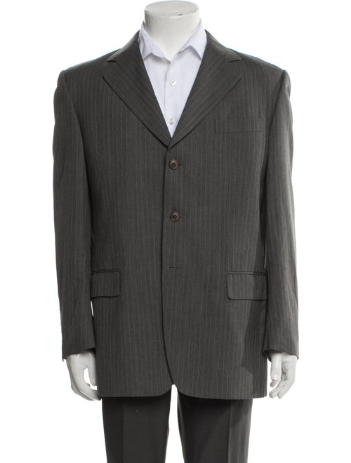Yves Saint Laurent Wool Striped Blazer