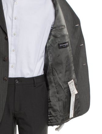 Yves Saint Laurent Wool Striped Blazer