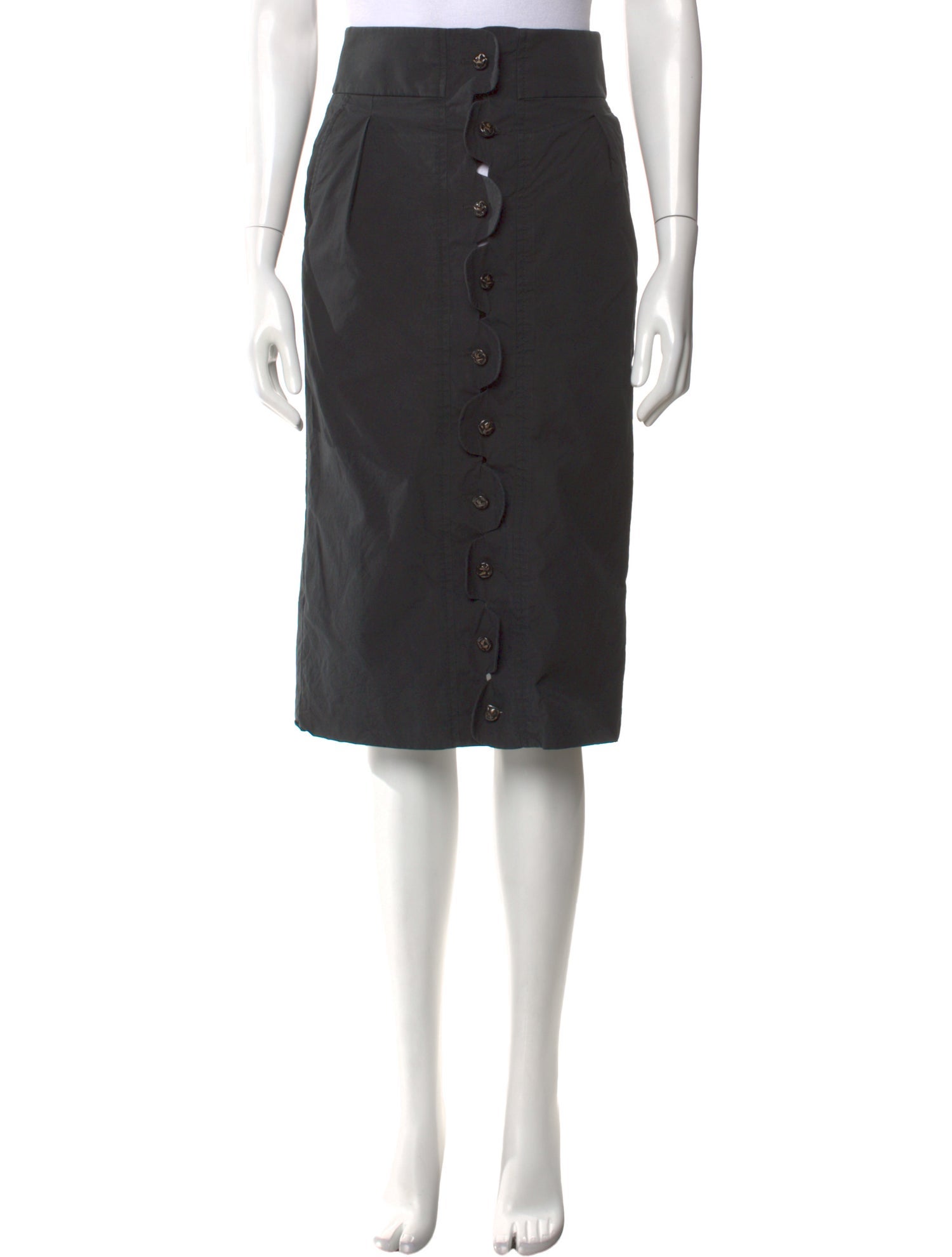 Yves Saint Laurent Rive Gauche Vintage Knee-Length Skirt