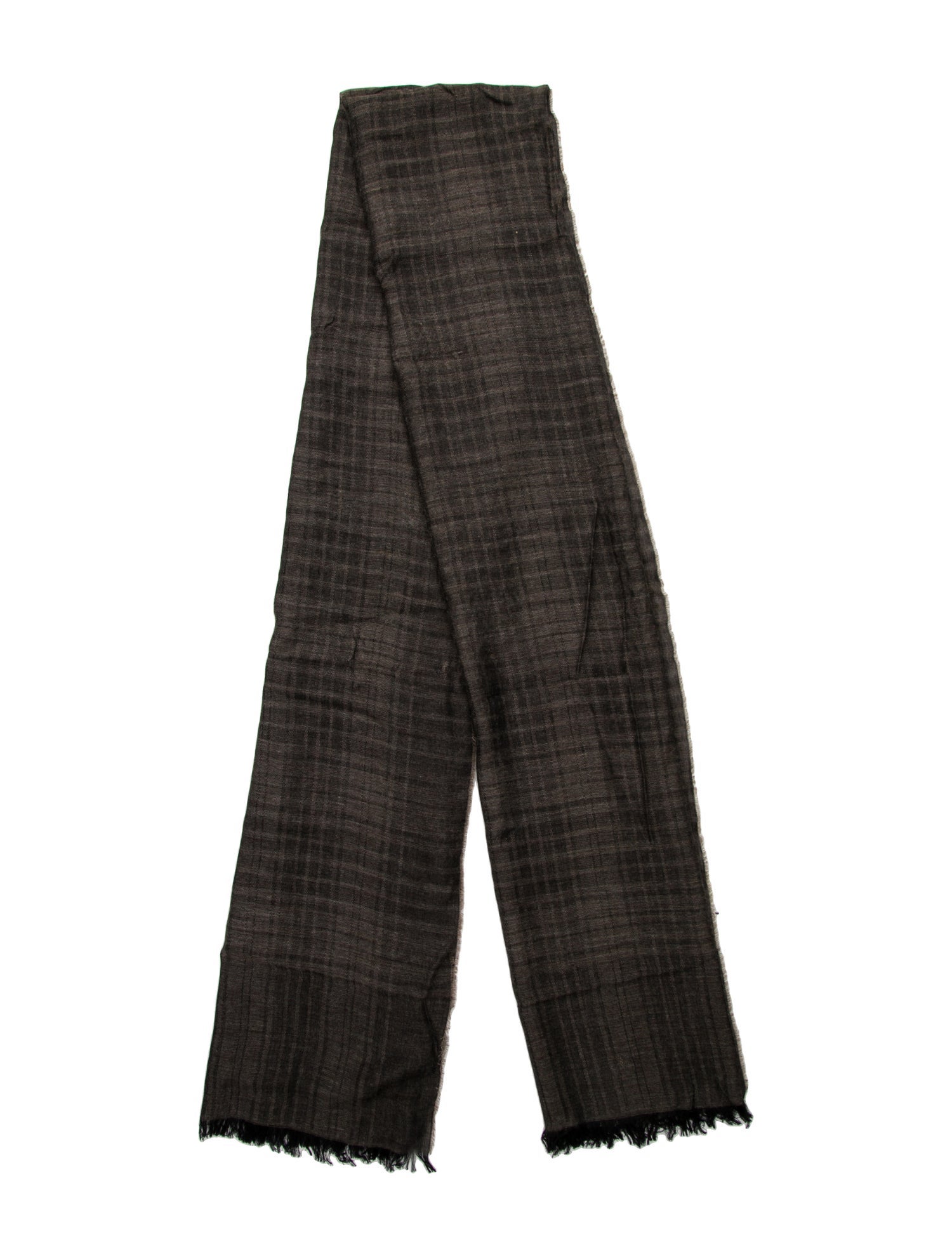 Yves Saint Laurent Cashmere Striped Shawl