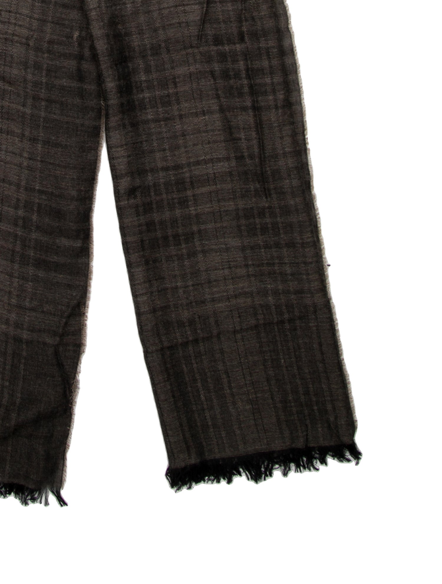 Yves Saint Laurent Cashmere Striped Shawl