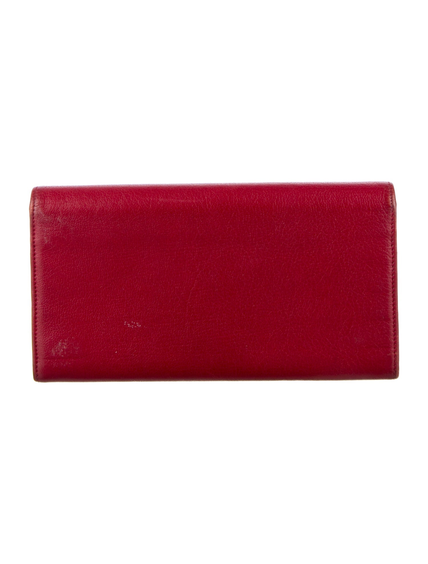 Yves Saint Laurent Leather Continental Wallet