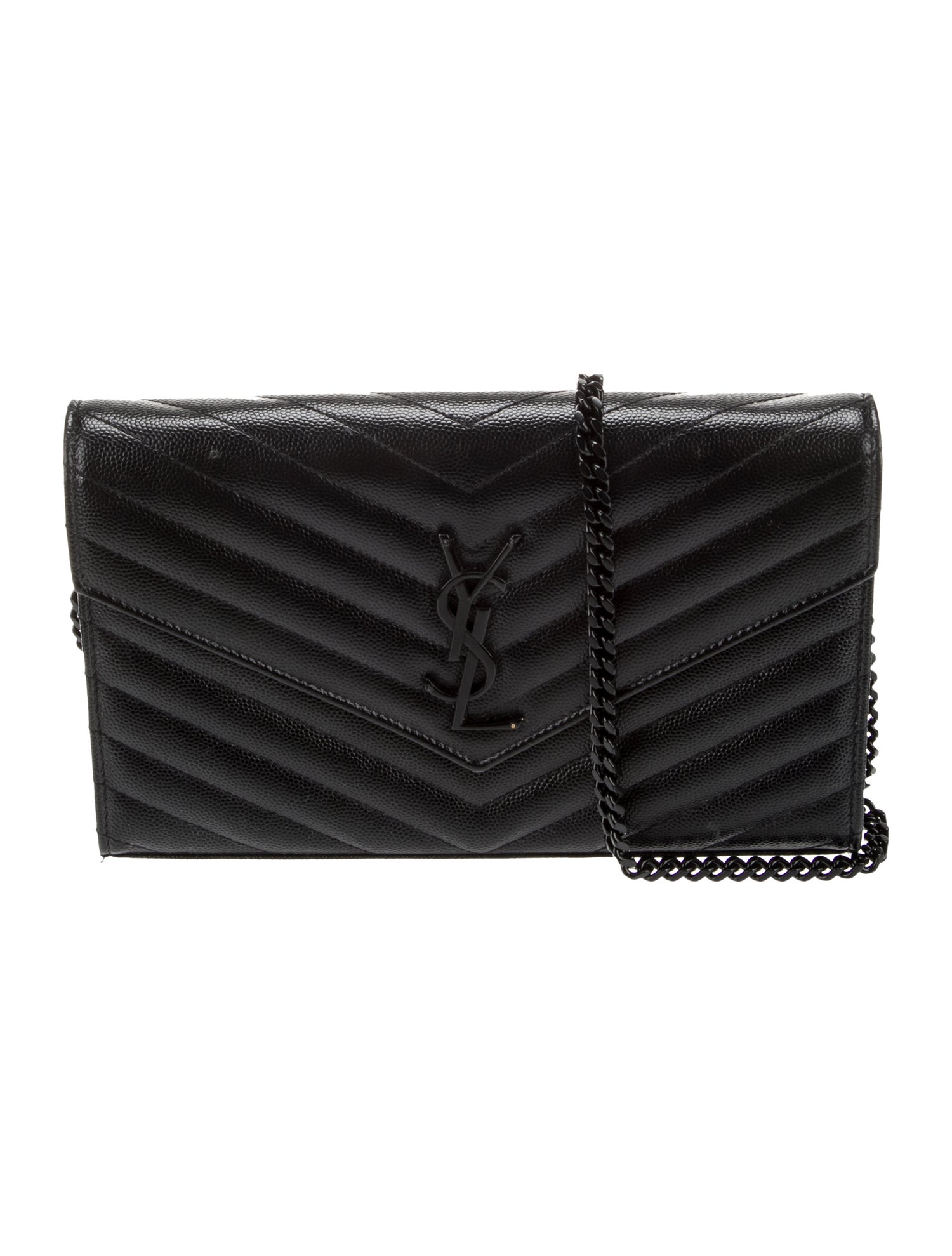 Saint Laurent Chevron Envelope Small