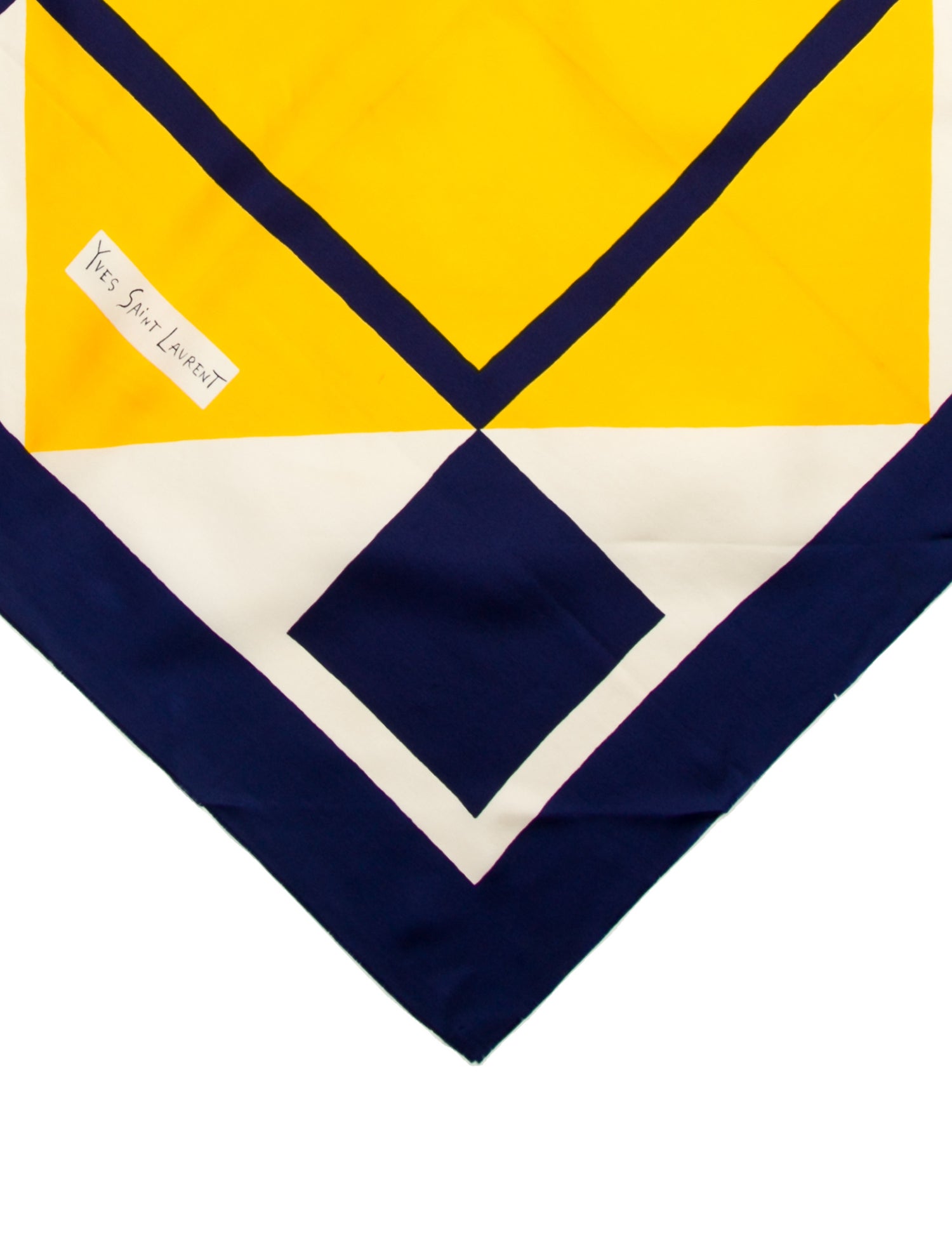 Yves Saint Laurent Silk Printed Scarf