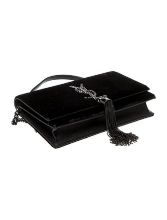 Saint Laurent Velvet Kate Small