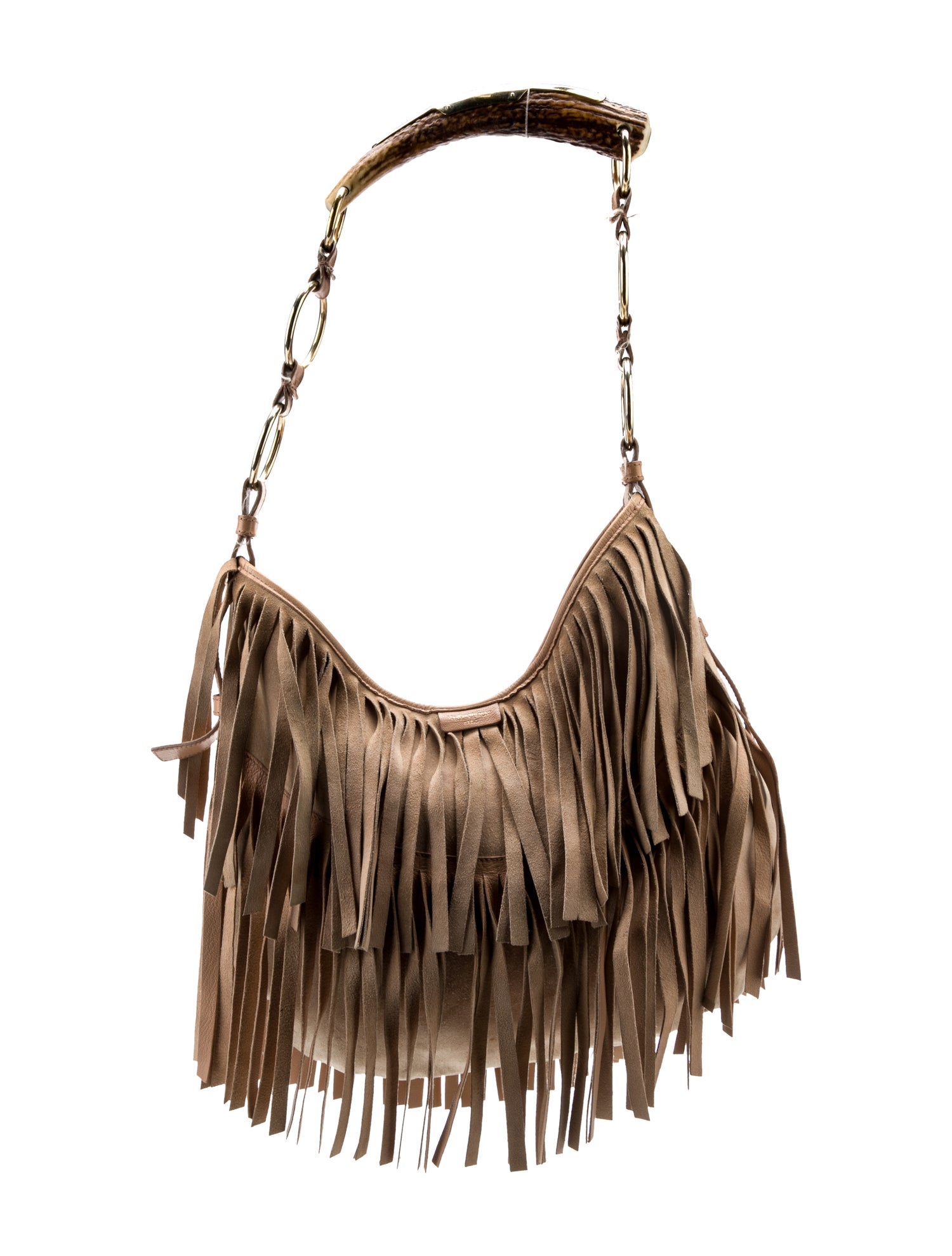 Yves Saint Laurent Suede Shoulder Bag