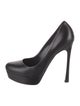 Yves Saint Laurent Rive Gauche Leather Pumps