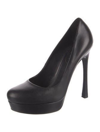 Yves Saint Laurent Rive Gauche Leather Pumps