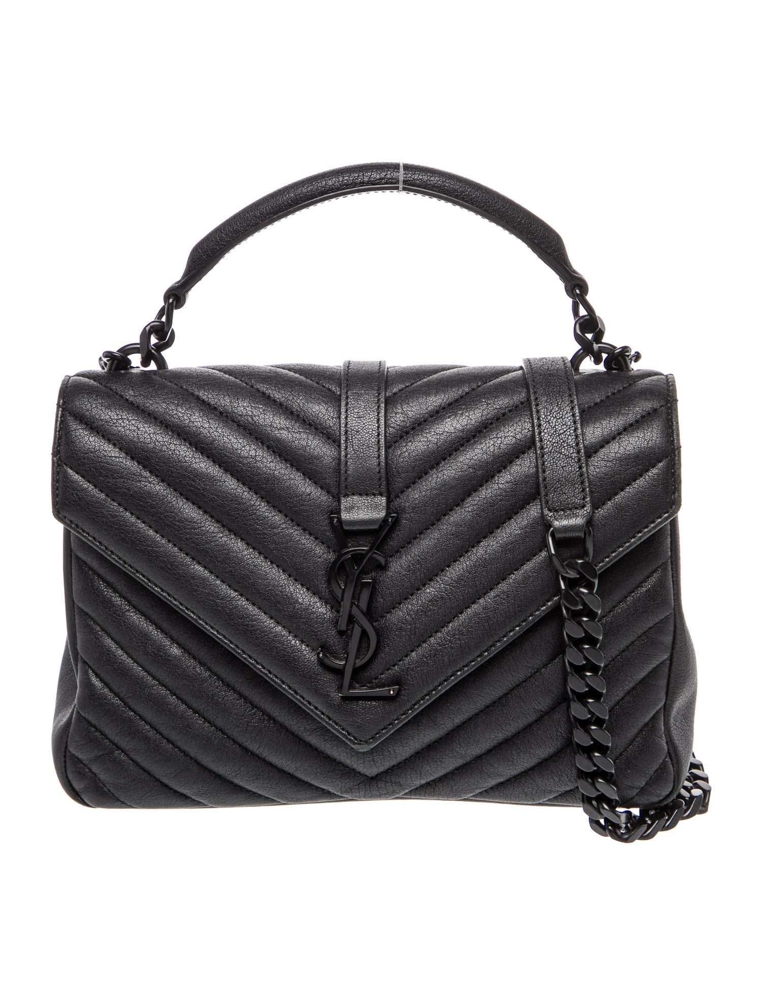 Saint Laurent Quilted College Medium