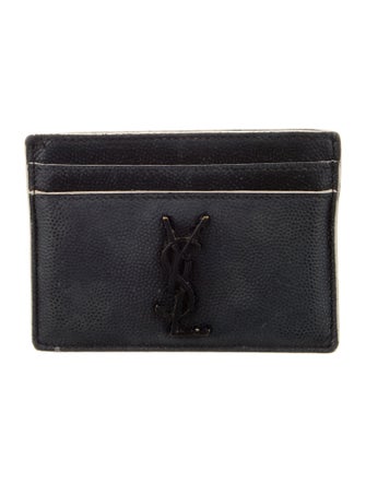 Saint Laurent Leather Card Holder