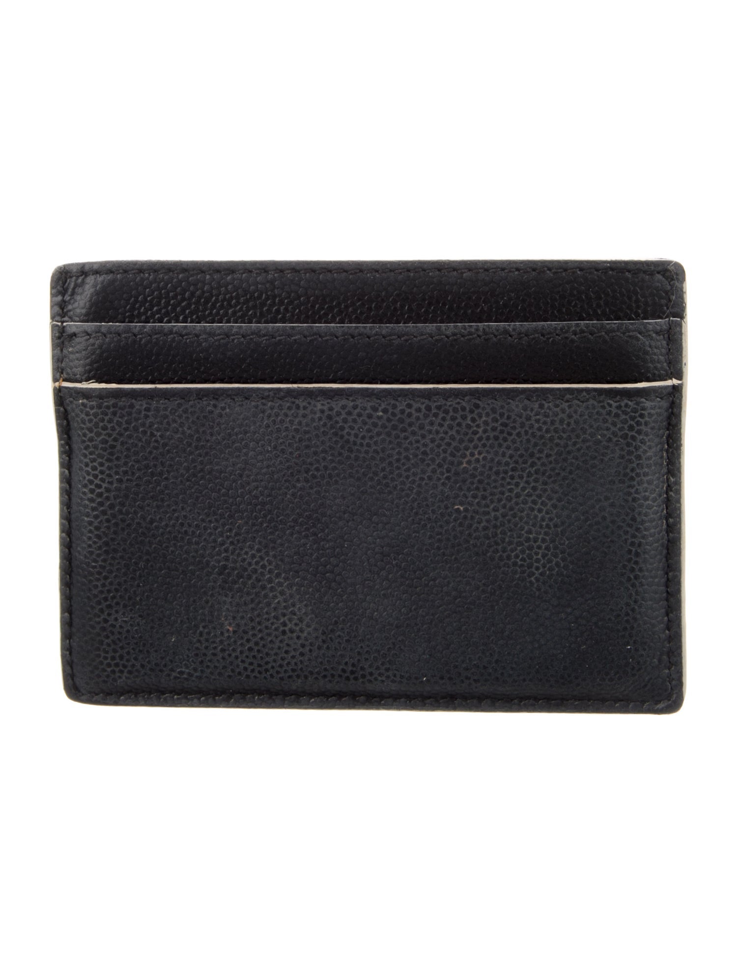 Saint Laurent Leather Card Holder