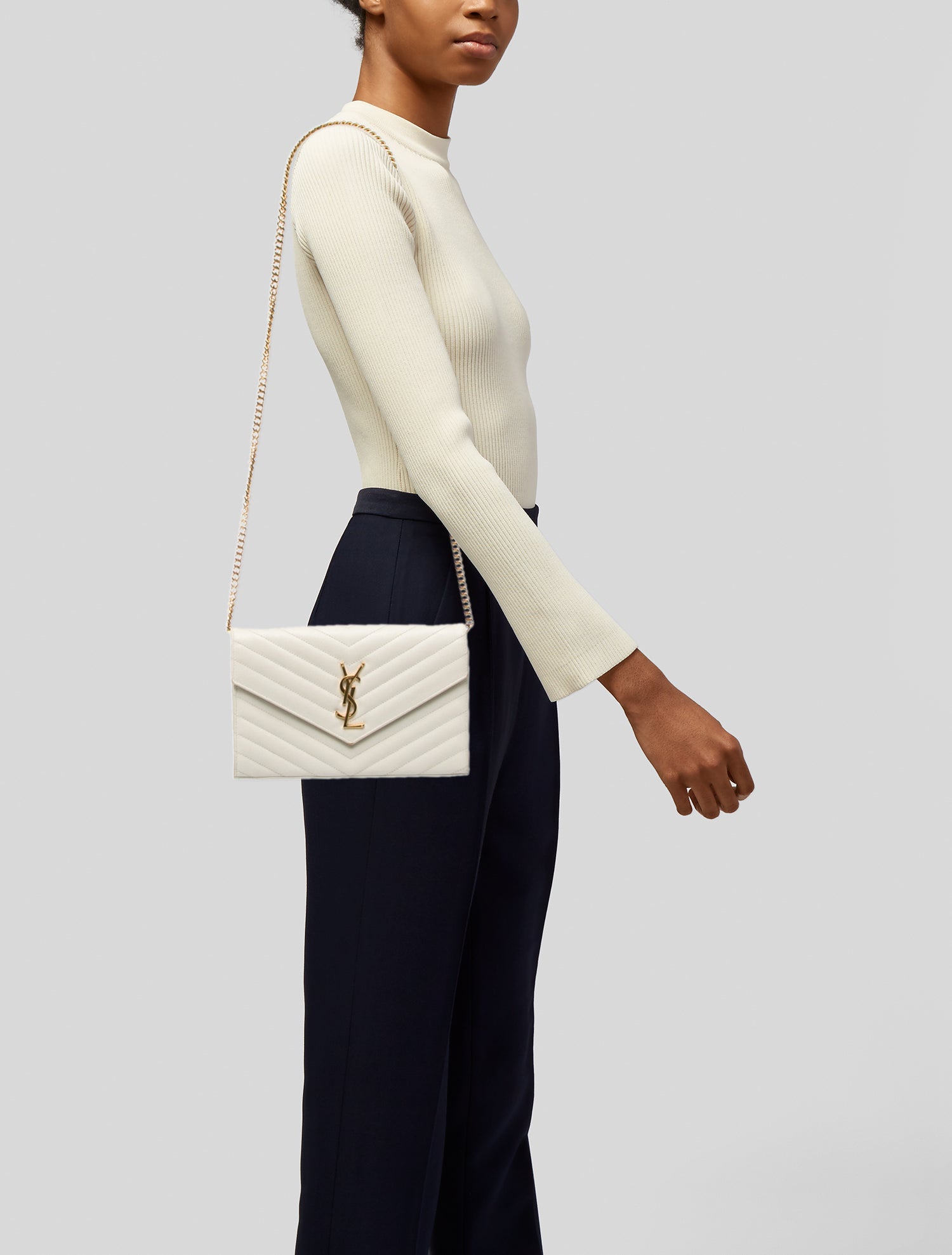 Yves Saint Laurent Leather Saint Laurent Cassandre