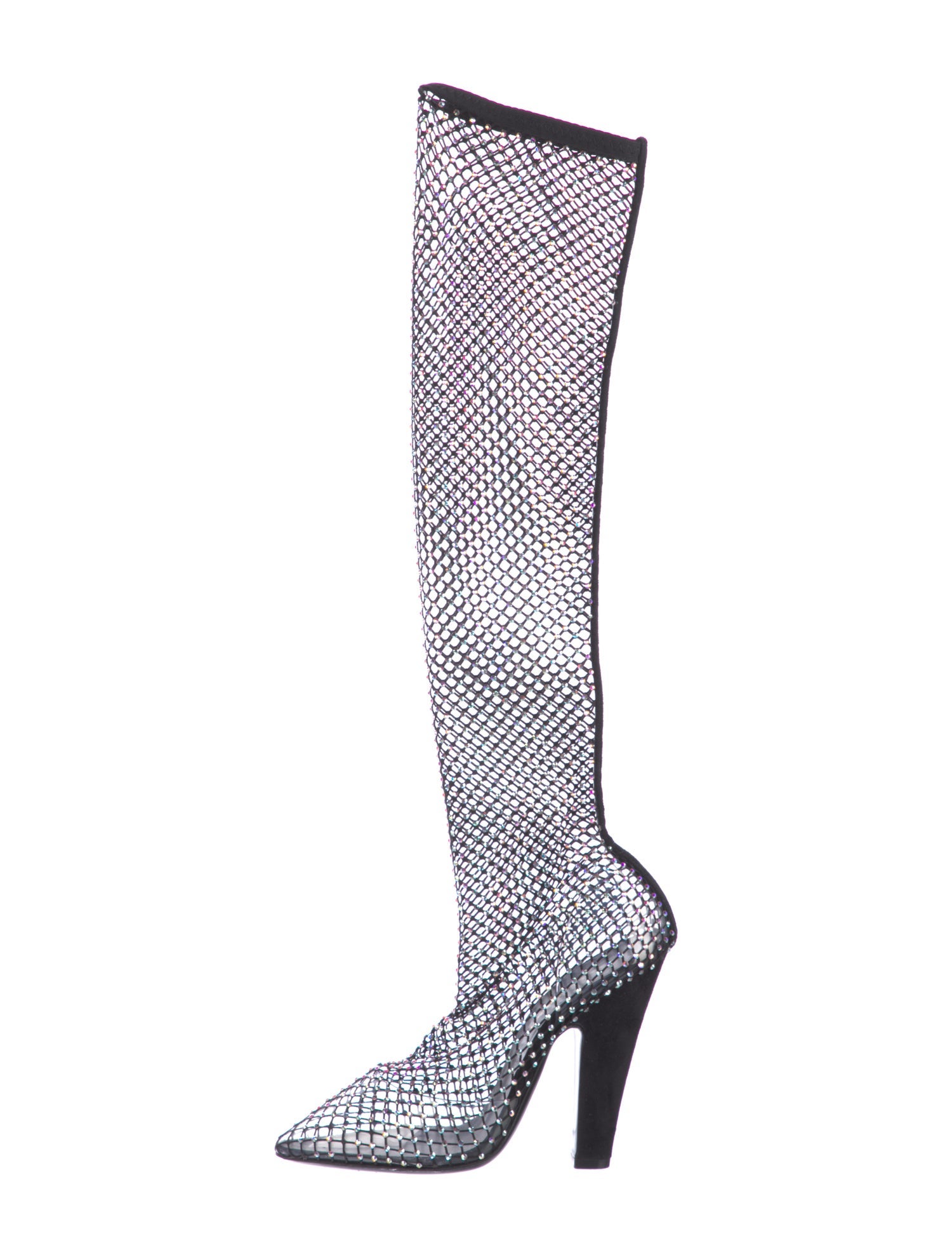 Yves Saint Laurent 68 Mesh Sock Boots