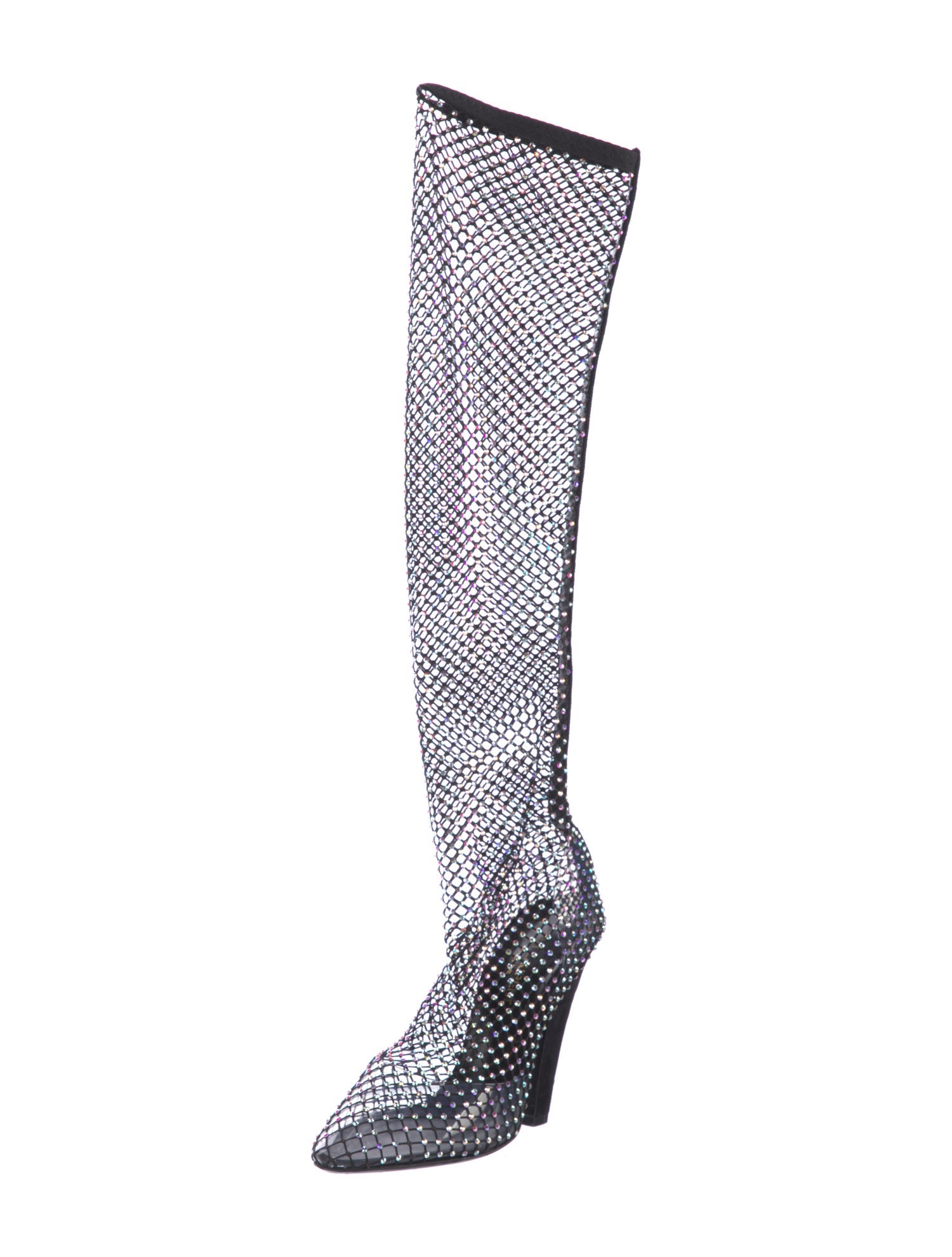 Yves Saint Laurent 68 Mesh Sock Boots