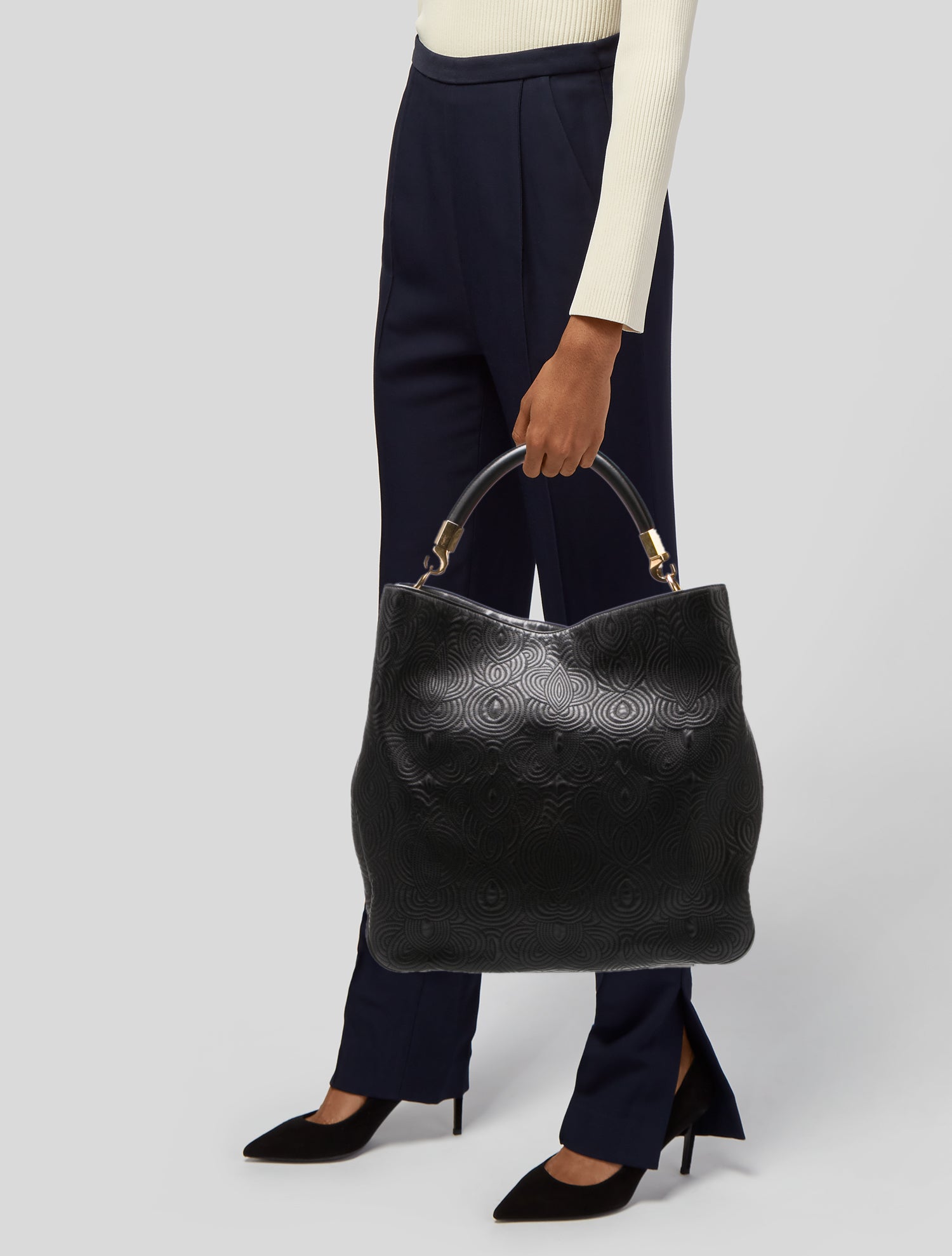 Yves Saint Laurent Leather Hobo