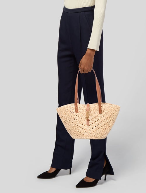 Saint Laurent Raffia Panier Small 2023