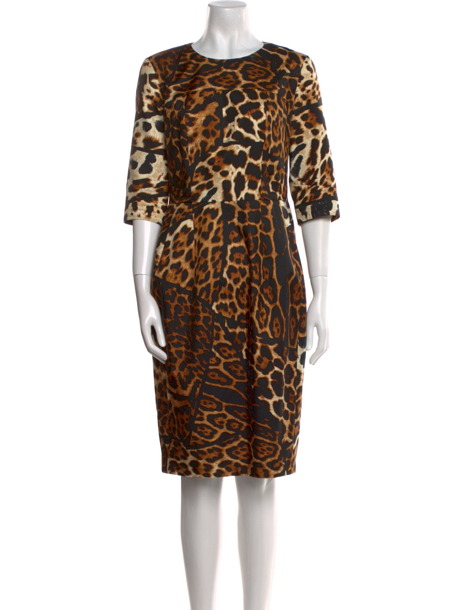 Yves Saint Laurent Silk Knee-Length Dress