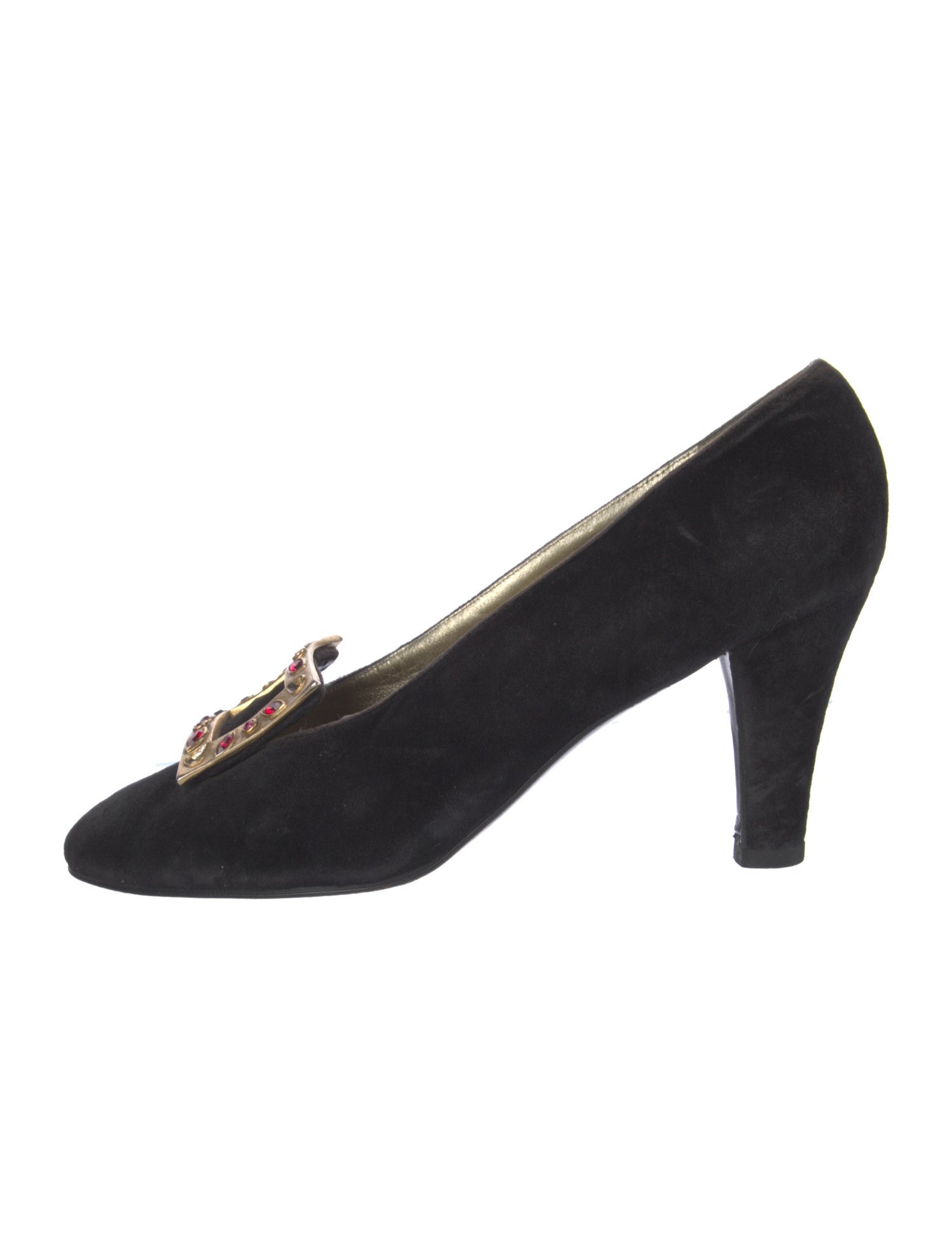 Yves Saint Laurent Vintage Suede Pumps
