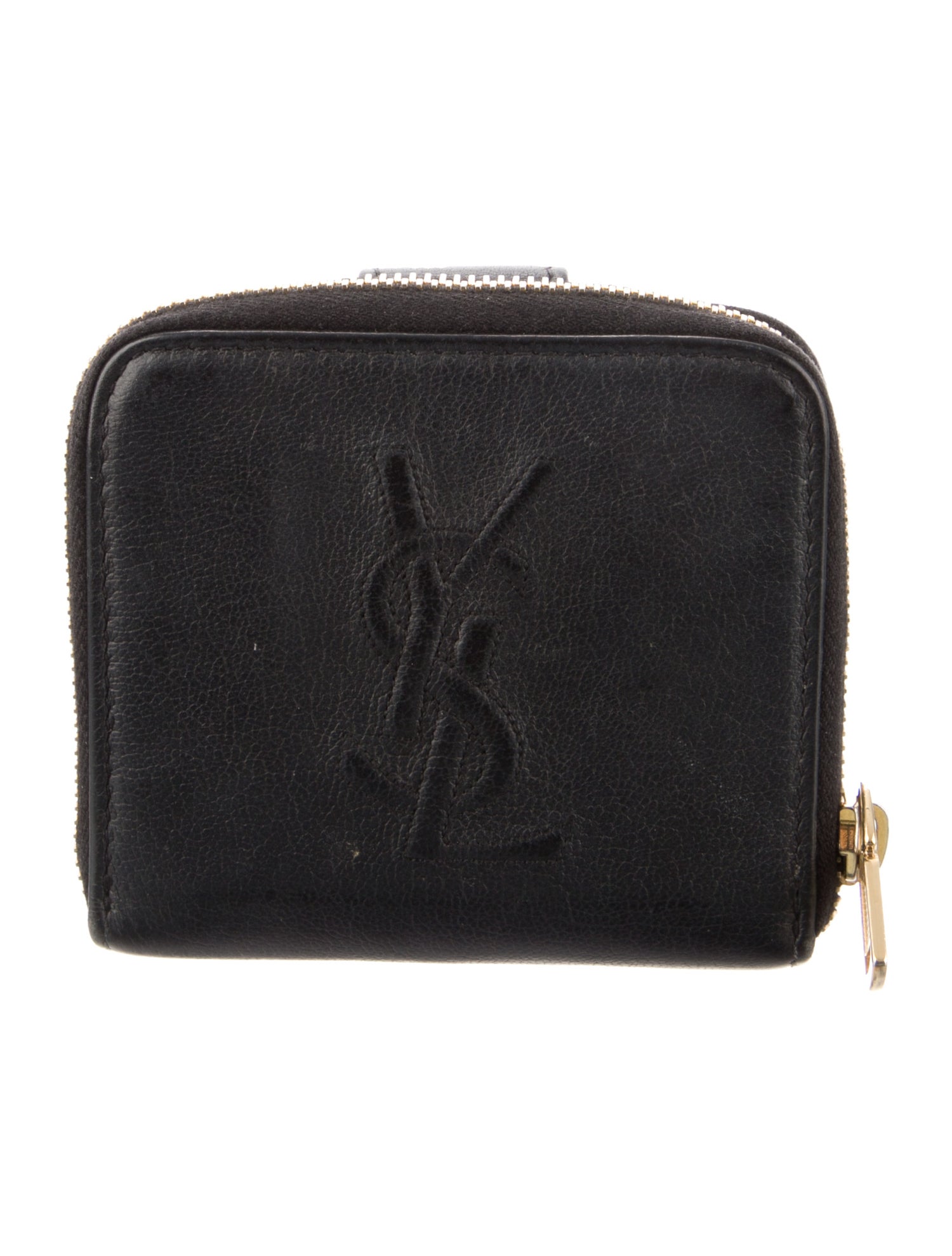 Yves Saint Laurent Leather Compact Wallet