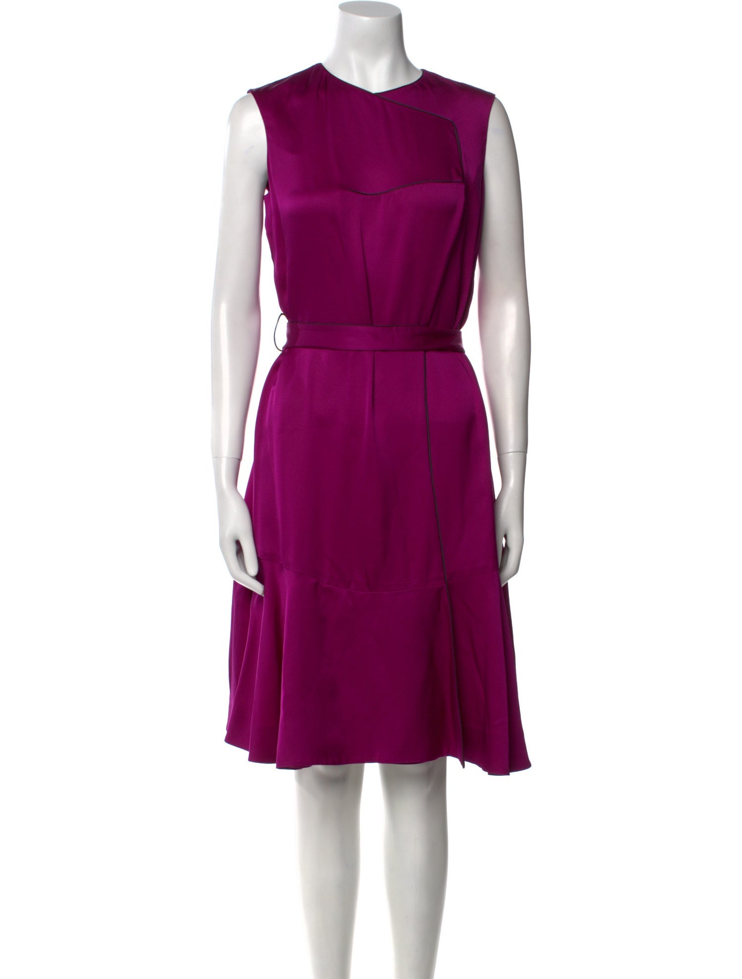 Yves Saint Laurent Silk Knee-Length Dress