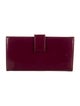 Yves Saint Laurent Patent Leather Printed Continental Wallet