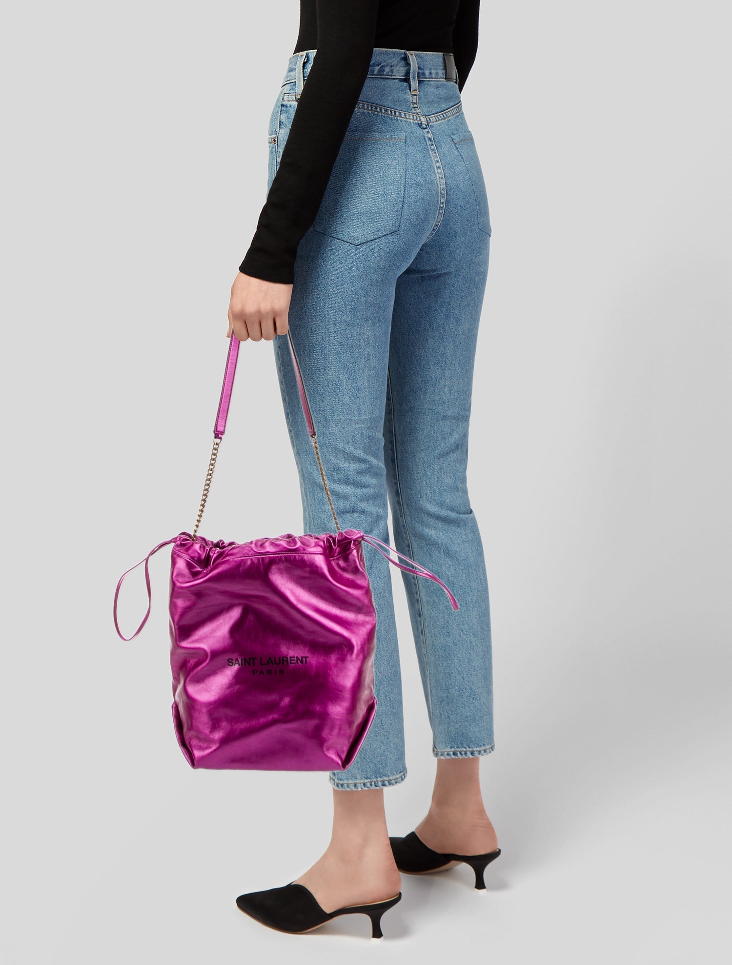 Saint Laurent Leather Teddy