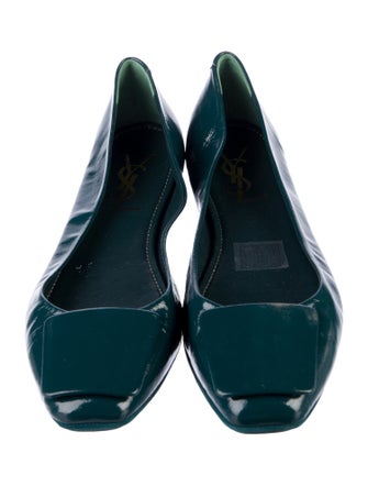 Yves Saint Laurent Patent Leather Flats