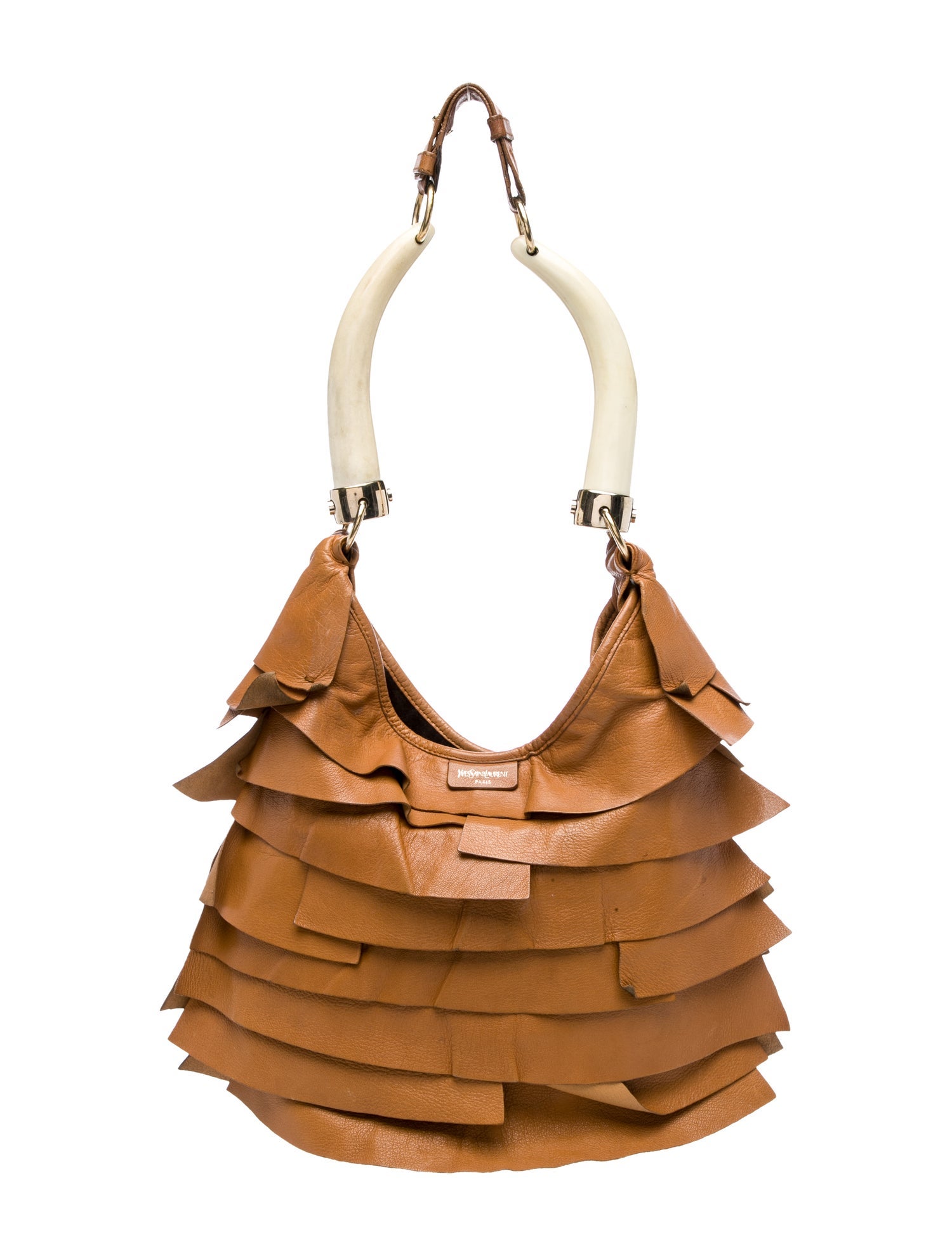 Yves Saint Laurent Leather Shoulder Bag Vintage