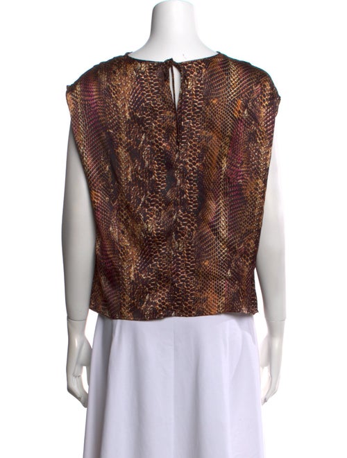 Yves Saint Laurent Silk Printed Blouse