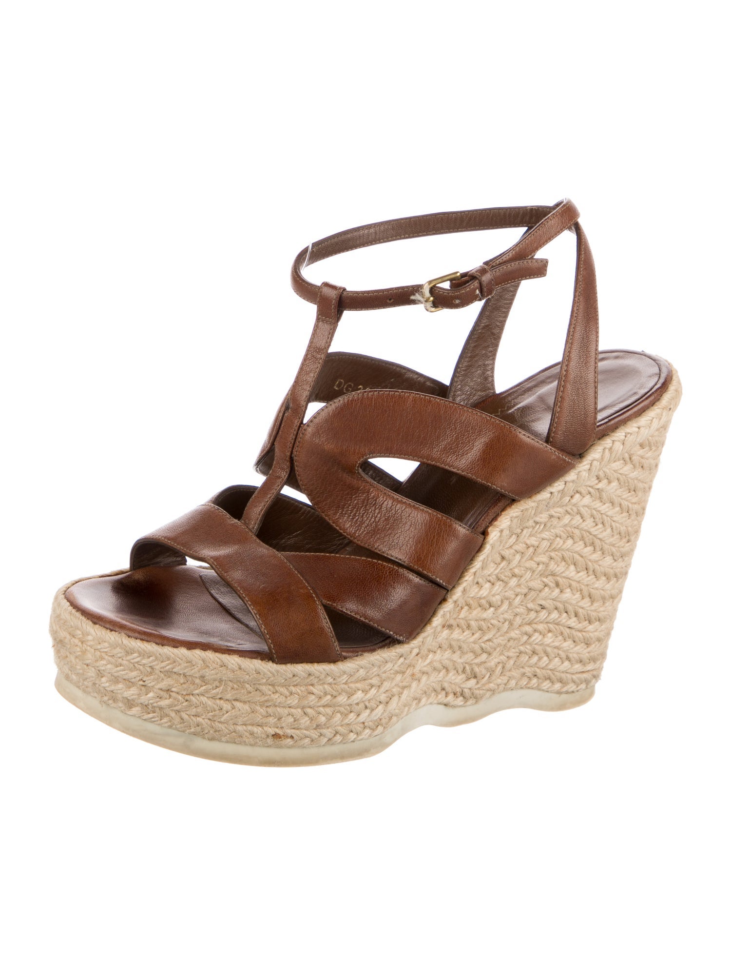 Yves Saint Laurent Leather Espadrilles